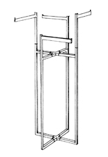FOLDING + TELESCOPING 4 ARM RACKS