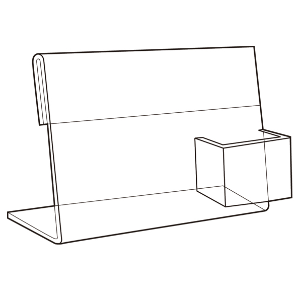 #AC-1086 - Sign Holder & Acrylic