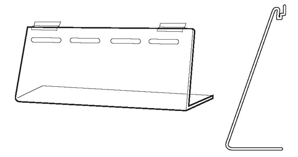 #ATH - Acrylic Accessories - Tie & Belt Display