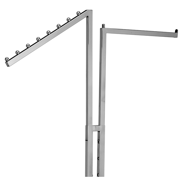 #R70-3 - GARMENT RACKS (2 ARM RACKS - TWIN UPRIGHTS)