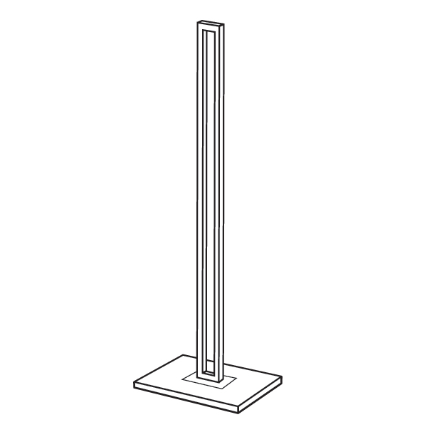 #R70B-WHITE - Components for Epoxy Coated Garment Racks