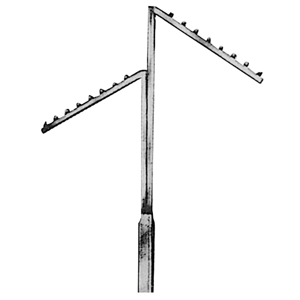 #R75-2 - GARMENT RACKS (2 ARM RACKS - SINGLE UPRIGHT)