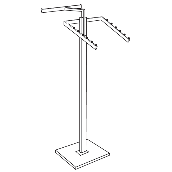 #RK3X - Garment Racks (Deluxe 3 Arm Racks)