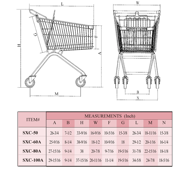 #SXC-80A - Shopping Cart