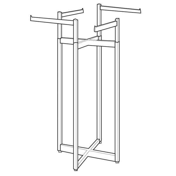 #X4SQ-84C - Garment Racks