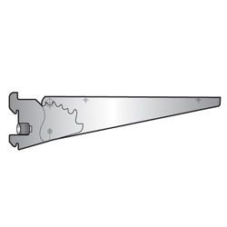 #1284-12ADJ - Shelf Brackets