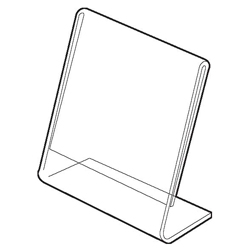 #PH711V - Sign Holder & Acrylic