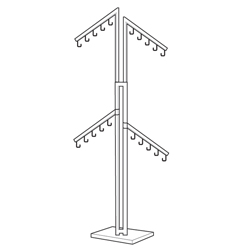 #R70-6 - Handbag Racks