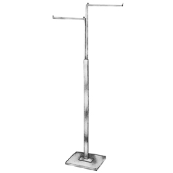 #R75-1 - GARMENT RACKS (2 ARM RACKS - SINGLE UPRIGHT)