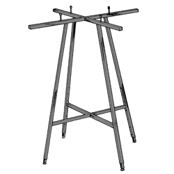 #RR36B-BLK - Components for Epoxy Coated Garment Racks