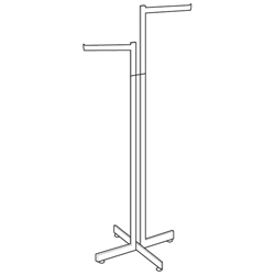 #RX70-1 - Garment Racks (Bow arm racks + Deluxe 2 arm racks)