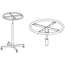 #SAR36MB - Garment Racks (Spiral Adjustable Rounders)