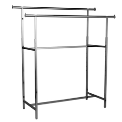 #SQDA-C - Garment Racks (Adjustable Double Bar Racks)