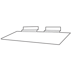 #SW410S - Slatwall Accessories & Acrylic Accessories