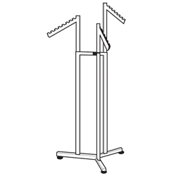 #TR84S - Garment Racks (3 Arm Racks)