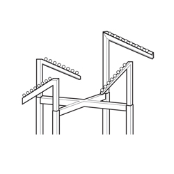 #X4SQ-74S - Garment Racks