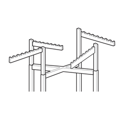 #X4SQ-84S - Garment Racks